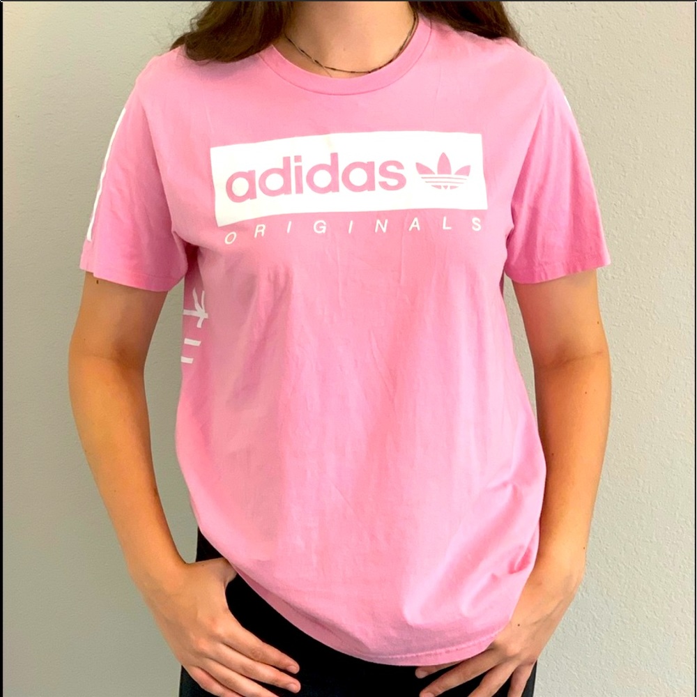 💕Adidas Pink Tee💕
